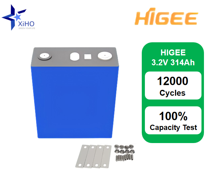 Higee HIGEE 3.2V 314Ah LiFePO₄ Prismatic Battery | XIHO Energy